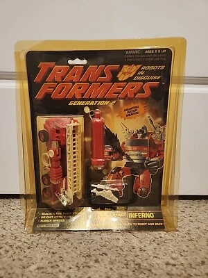 Vintage 1992 Hasbro Transformers Generation 2 Inferno in Original Package Gen 2 - Image 1 of 4