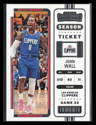 2022-23 Panini Contenders John Wall Season Ticket Retail #71 - Image 1 of 2