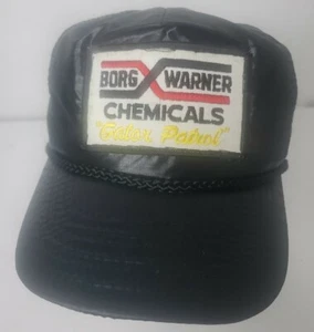 Cappello Vintage Borg Warner Chemicals "Gator Patrol" Snapback Camionista Corda Seta Lucido - Foto 1 di 7