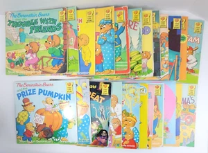 23 Berenstain Bears Book Lot 1973-2015 Paperback Teaching Life Lessons - Picture 1 of 21