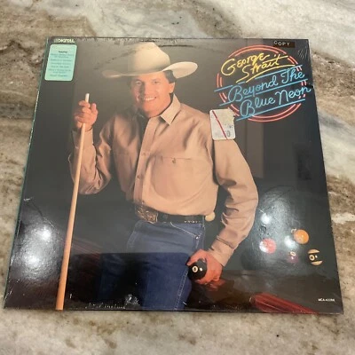 GEORGE STRAIT LP BEYOND THE BLUE NEON  1989 MCA-42266 SEALED Foto 1 de 2