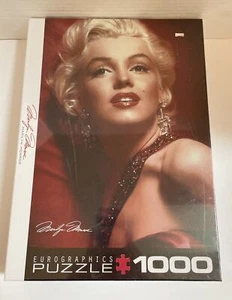 EuroGraphics Marilyn Monroe Red Portrait Jigsaw Puzzle (1000-Piece) - Picture 1 of 5