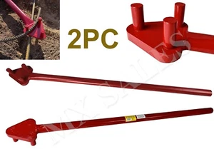 (Qty-2) Rebar Bender 5/8" Capacity 36" Long Heavy Duty Steel - Picture 1 of 1
