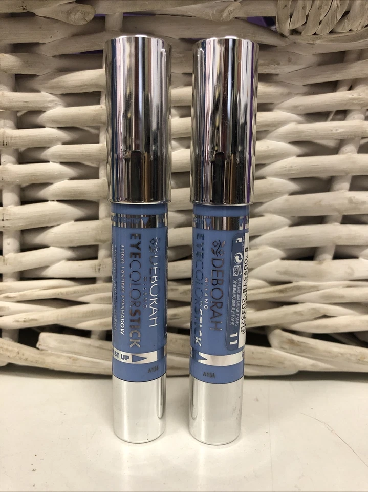 X2 Deborah Ombretti Ombretto Eye Color Stick Water Resistant Lunga Tenuta # 11 - Imagen 1 de 2