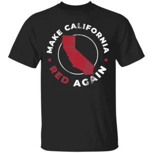 Camiseta Make California Red Again Republican - Imagen 1 de 9