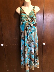 Floral Mid Length Party Dress - Picture 1 of 4