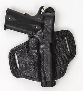 On Duty Conceal RH LH OWB Leather Gun Holster For Springfield EMP - Picture 1 of 7