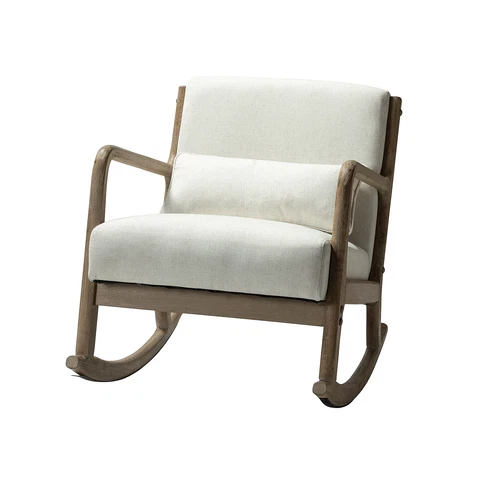 Karat Home Cristi Rocking Chair - Linen  MSRP $599.00 Cover