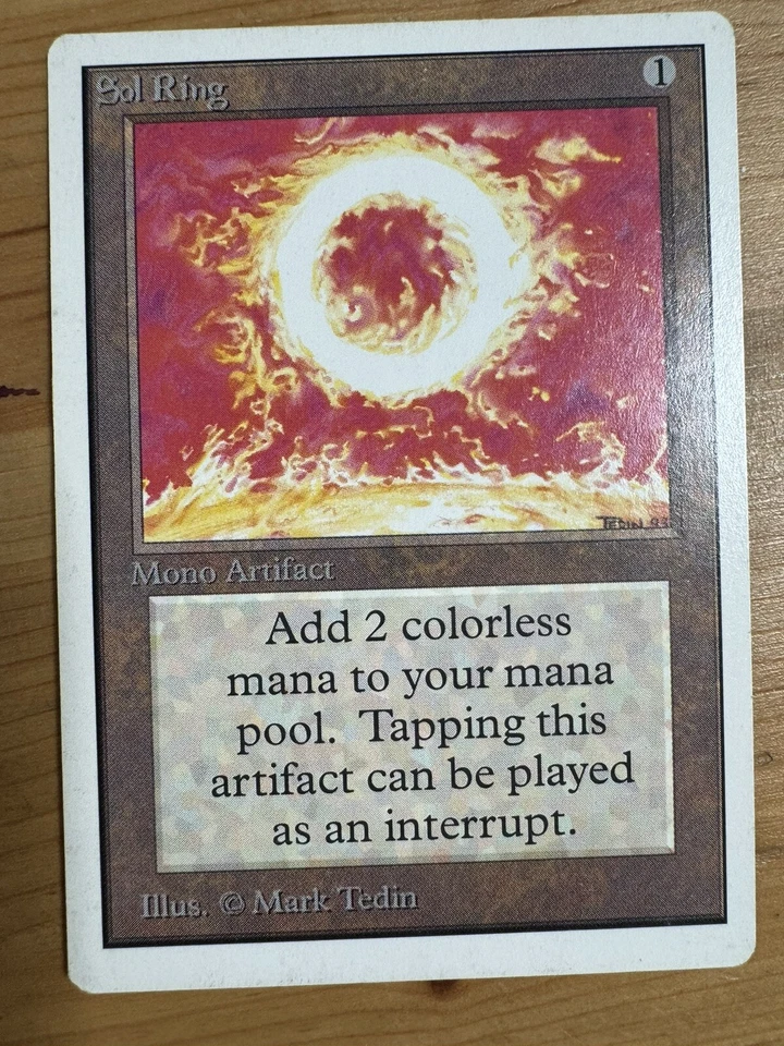 Sol Ring-Unlimited Edition-Magic The Gathering-MTG-Good - Image 1 of 3