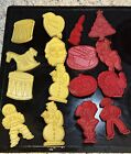 8 Tupperware And 8 Hogue Cookie Cutters Vintage Good Assortment For Holidays