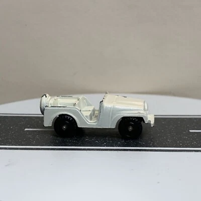 Jeep CJ-7 1981 Midge-Toy Dukes of Hazard Dixie's Golden Eagle blanco de colección como se muestra Foto 1 de 4