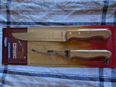 TRAMONTINA / Churrasco * Juego de cuchillos de 2 piezas **Envío gratuito Foto 1 de 4