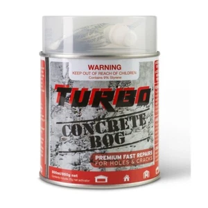 Turbo 500Ml Concrete Bog Repair Chips Cracks Or Holes In Concrete Paths - Picture 1 of 1
