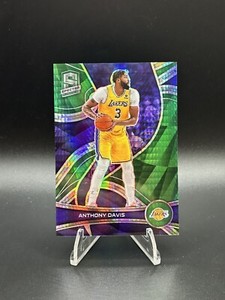Anthony Davis 2021-22 Spectra Green Asia Hyper Prizm Los Angeles Lakers #18 SSP