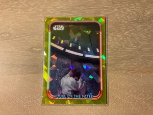 2024 Star Wars Topps Chrome Sapphire Sending His Opponent Into The Chasm 13/75 - Picture 1 of 2