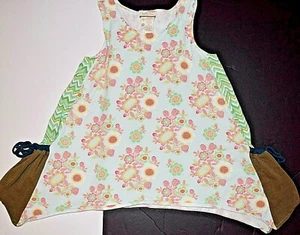 EUC MATILDA JANE HELLO LOVELY CAUGHT IN THE BREEZE TUNIC TANK TOP SIZE 8  - Picture 1 of 6