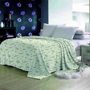 Boundary Value Serration Leaves 3D Warm Plush Fleece Blanket Picnic Sofa Couch - Picture 1 of 6