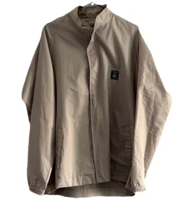 Vintage Ralsport Australia Rain Coat Jacket Beige Lightweight L XL Zip Windbreak - Picture 1 of 9