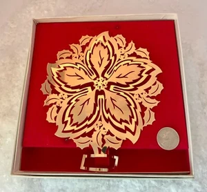 BAUMAUFSATZ Holy Leaf STAR Vintage Tammytrims 24K vergoldet, mit Box 6" - Bild 1 von 12