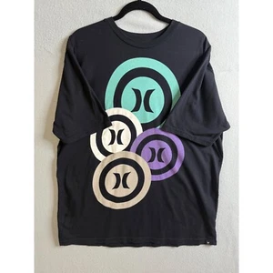 Hurley Graphic T-Shirt Men's Extra Large Organic Cotton Short Sleeve Tee Casual - Picture 1 of 8