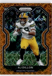 2020 Panini Prizm - Rookie AJ Dillon #364 Lazer Prizm (RC) - Picture 1 of 2