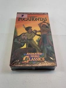 Pocahontas Animated Hero Classics - SEALED VHS Tape - Warner Nest Animation 1994 - Picture 1 of 4