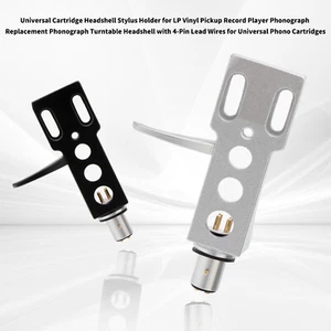 One Piece Headshell For Turntable Headshell Mount SL1200 SL1210 MK2 Phono LP - Picture 1 of 19