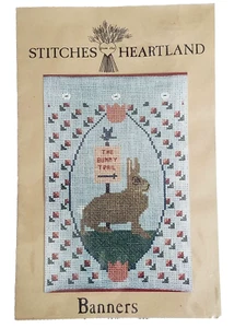 STRING BANNER / The Bunny Trail Counted Cross Stitch Pattern 1994 - Bild 1 von 2