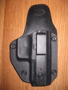 IWB Kydex/Leather Hybrid Holster small print with adjustable retention - Picture 1 of 3