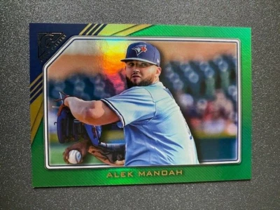 2022 Topps Gallery Green #'d /125 Alek Manoah Toronto Blue Jays - Image 1 of 3