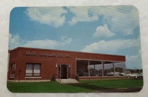 Davis Cadillac Company Lewiston, Maine. Postcard (F2) - Picture 1 of 2
