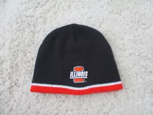 University of Illinois Fighting Beanie Youth Medium Blue NCAA Knit Hat Skull Cap - Picture 1 of 9