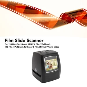 US Plug Film And Slide Scanner 22MP Interpolation 2.4in LCD Screen Negative P FY - Afbeelding 1 van 22
