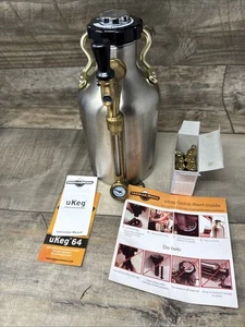 GrowlerWerks uKeg 64 Kohlensäurehaltiger Growler Edelstahl tragbares Mini Fass - Bild 1 von 16