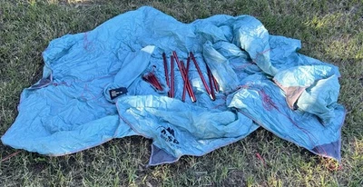 MSR Telo Campeggio Esterno Rendezvous Parasole Tenda 120 Ala 2-4 Persone - Immagine 1 di 4