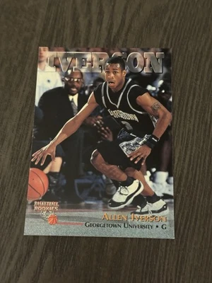 1996 Score Board Basketball Rookies #1 ALLEN IVERSON Rookie Card RC HOF - Image 1 of 2