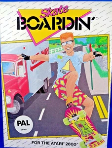 ATARI 2600 -- SKATE BORDIN (ACTIVISION) - Picture 1 of 4