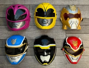Máscara Disfraz Ranger Rojo Mighty Morphin Power Rangers Bandai Plástico (Lote de 6) - Imagen 1 de 3
