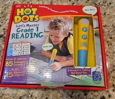 Bolígrafo interactivo fónico educativo Hot Dots Let'S Master Grado 1 Lectura Edad 6+  Foto 1 de 4
