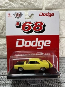 M2 Machines Dodge '68 GT+383= New Dart GTS 1968 Dodge Dart GTS R109 Yellow - Picture 1 of 4