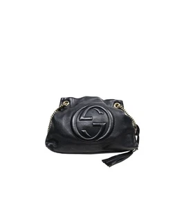 Gucci Sac à bandoulière en cuir noir Soho 40516 148492514 - Picture 1 of 10