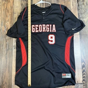 Nike UGA Georgia Bulldogs Baseball Trikot Rot Schwarz Größe L - Bild 1 von 6