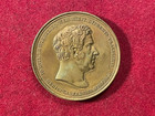 Berlin: Bronzemedaille von F. Brandt 1834, Johann Wilhelm von Wiebel
