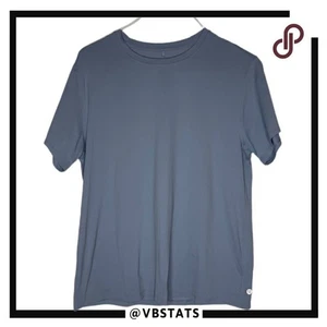 T-shirt Lululemon uomo manica corta girocollo testurizzata atletica grigio cenere grande - Foto 1 di 6