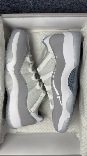 AIR JORDAN 11 RETRO LOW Bianco Università Blu Bianco Blu Taglia 9 5