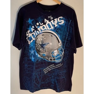Dallas Cowboys NFL Team Apparel T-Shirt Football Graphic Menswear Size L - Picture 1 of 3