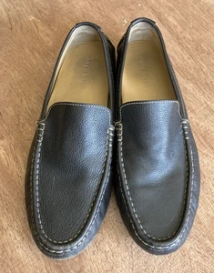 COLE HAAN Shoes Men 11M Driving Loafer  Brown Contrast Stitch C13782 - Picture 1 of 9