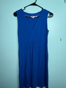 Boden Royal Blue Knit Sleeveless Tank Dress US 6R - Picture 1 of 3