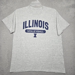 Illinois Fighting Illini Volleyball Classic T-Shirt - Men's Adult Large - READ - Picture 1 of 8