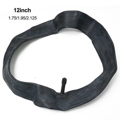 12-Inch Bike Bicycle Inner Tube 12x1.75-2.125 Straight-Schrader Valve Butyl UK - Image 1 of 4